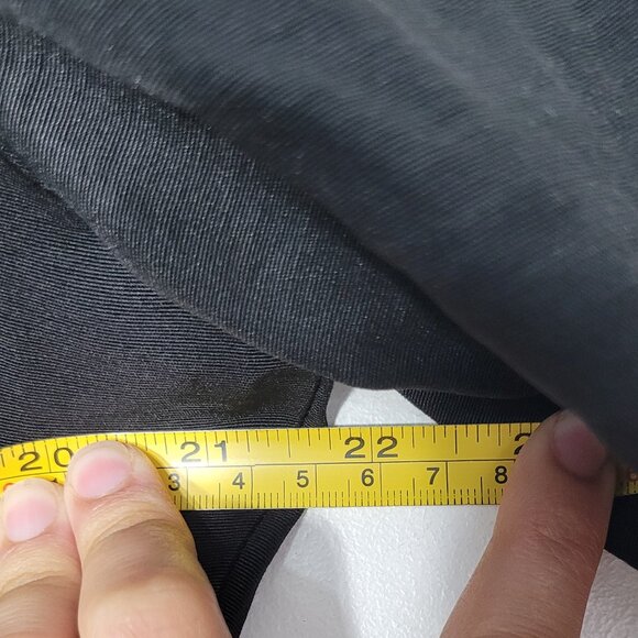 Vintage Chablis Black Back Zipper Short Sleeve Sheath Pads Dress Plus Size 15/16 - Picture 11 of 12